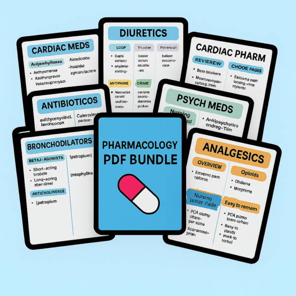 The Ultimate Pharmacology Notes Bundle Topics