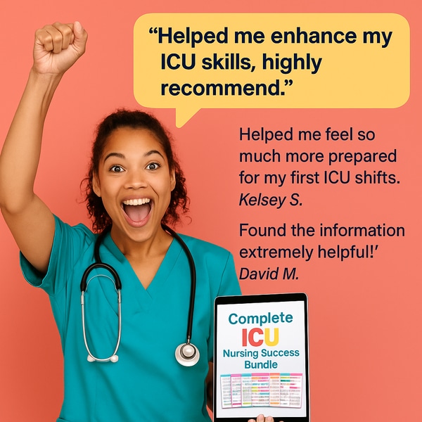 Complete ICU Nursing Success Bundle | ICU Nursing Student Mastery Bundle