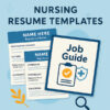 Nursing Resume Templates and Job Guide