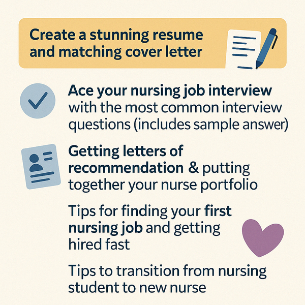 Nursing Resume Templates and Job Guide