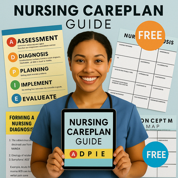 nurse with free Nursing Care Plan guide