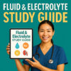 Nurse holding Fluid and Electrolytes Study Guide