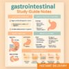 Gastrointestinal Study Guide
