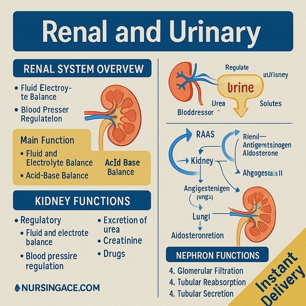 Renal and Urinary Study Guide Notes