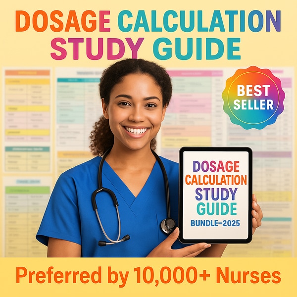Dosage Calculation Study Guide Bundle-2025