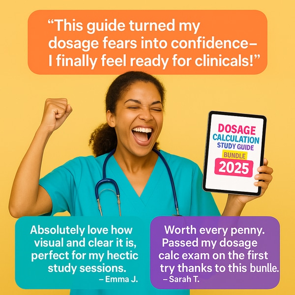 Dosage Calculation Study Guide Bundle-2025
