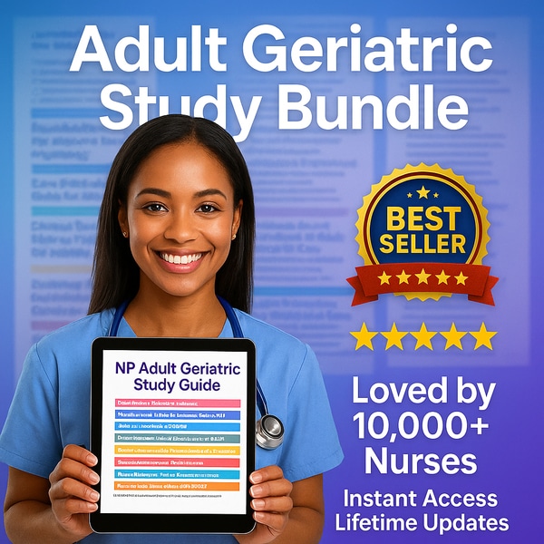Adult Geriatric NP Study Bundle